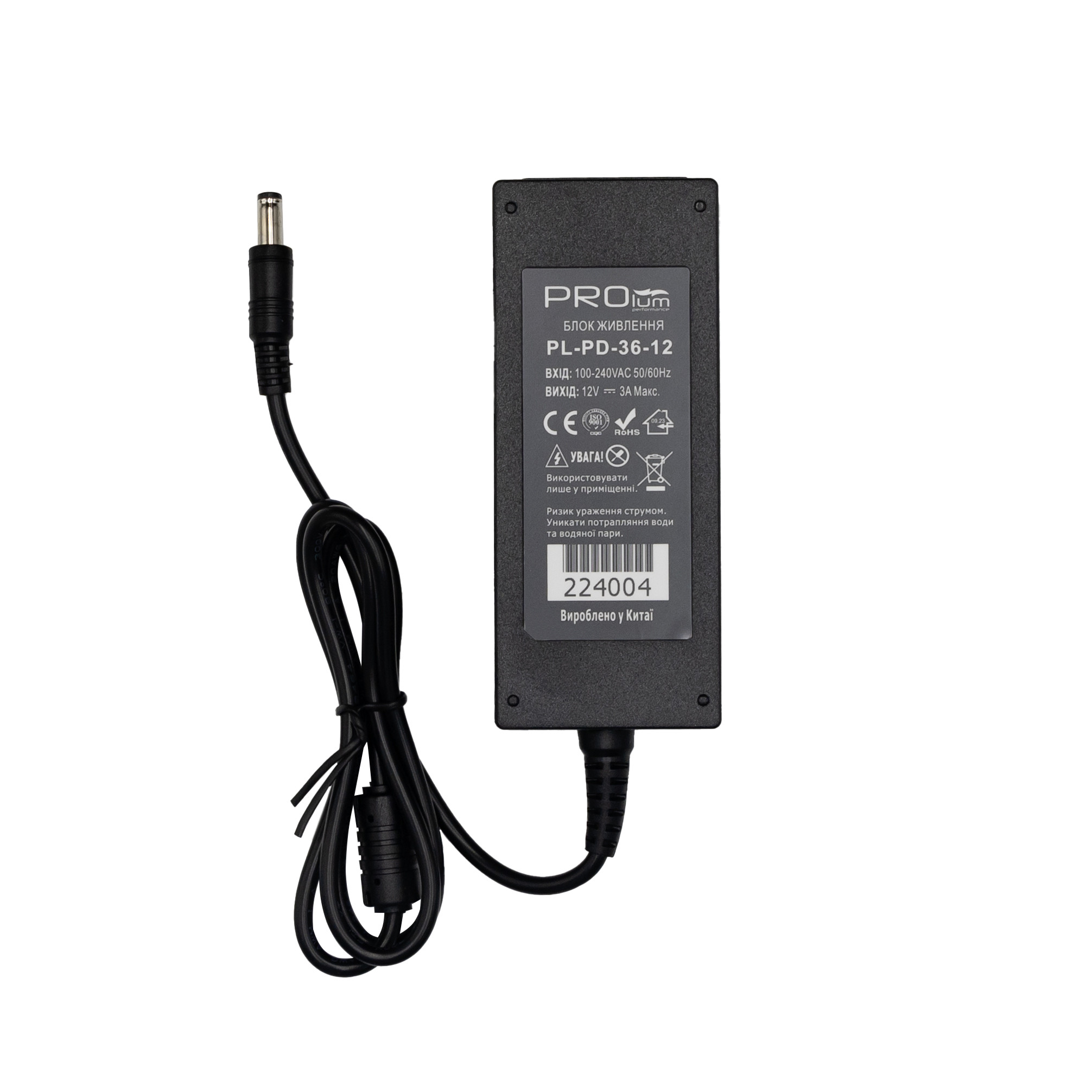 Блок питания 12V, 36W, 3.0А, Series "PD" — изображение 2